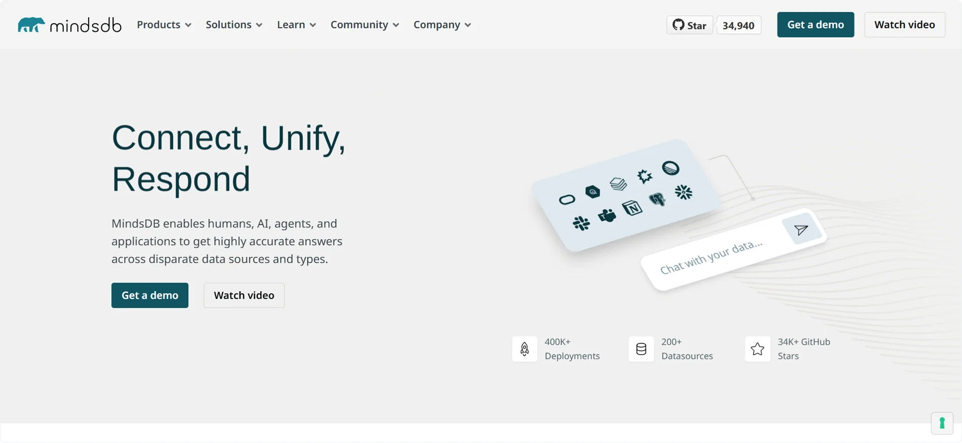 mindsdb-homepage